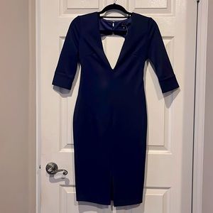 Deep-Purple Cocktail Dress